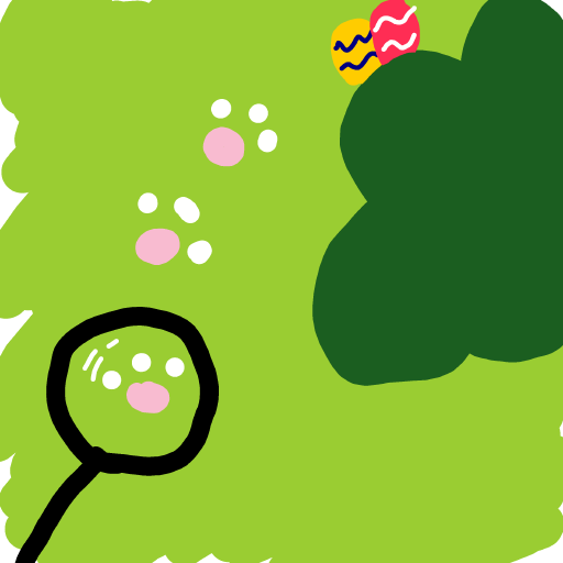Egg Hunt drawing by Purokushi