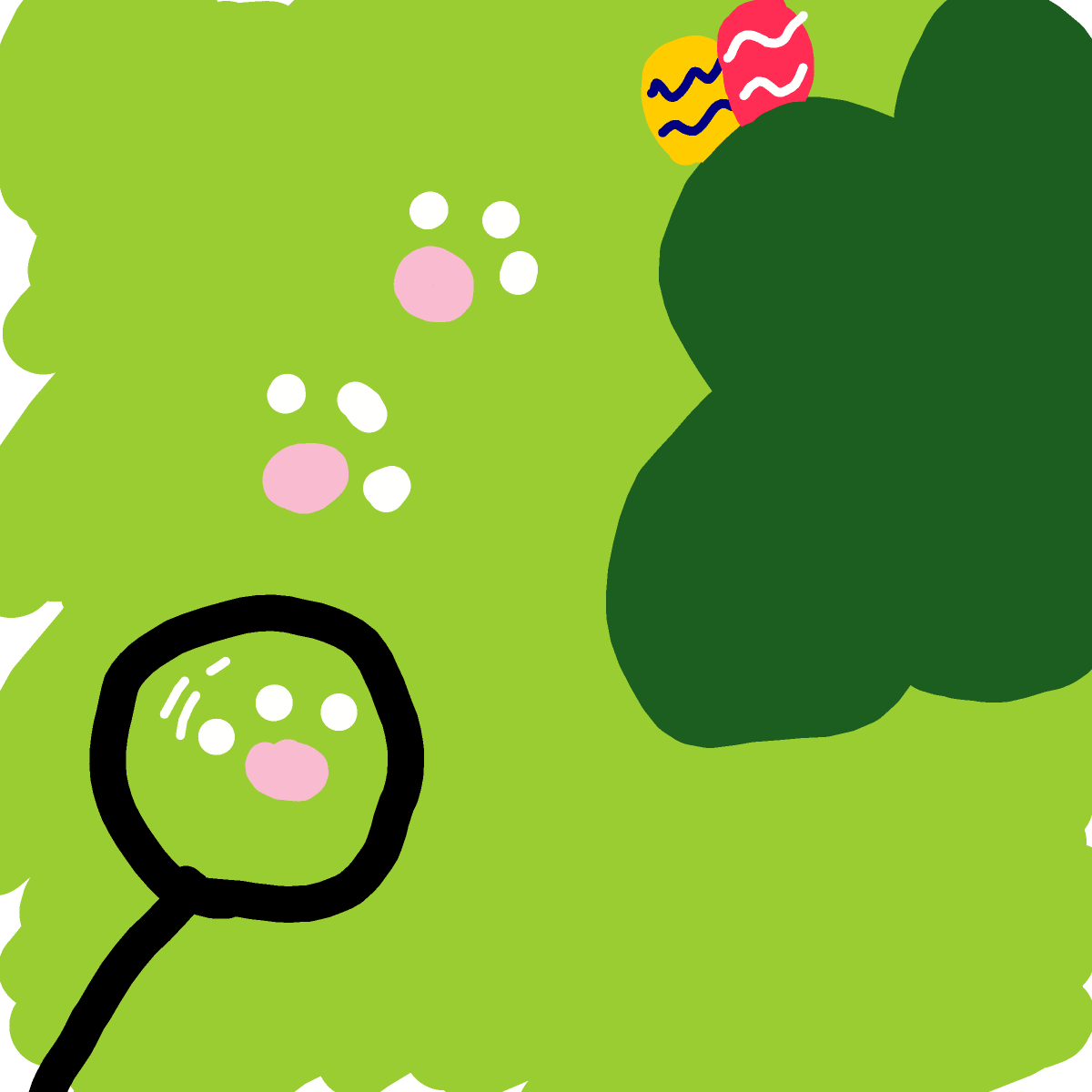 Egg Hunt drawing by Purokushi