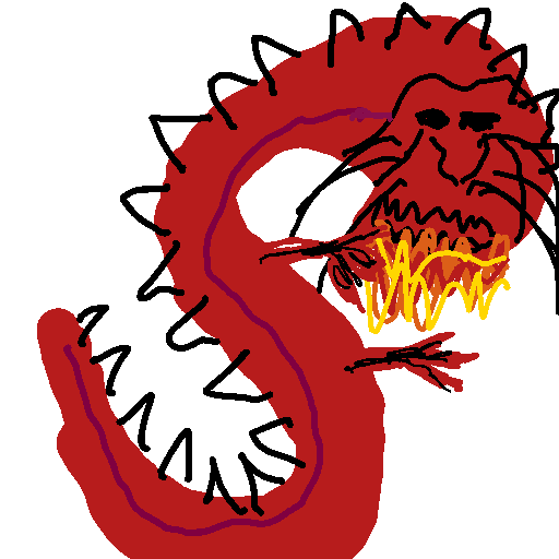 Dragon drawing by jtv