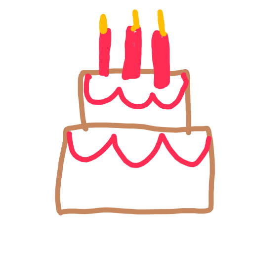 Cake drawing by sand-super-build