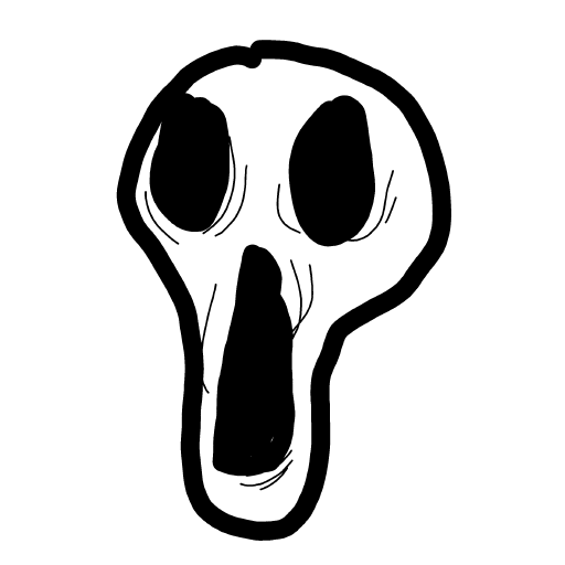 Ghostface drawing by kckitty