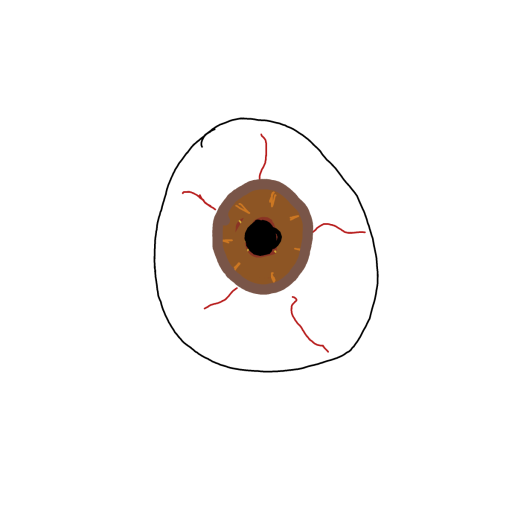 Eyeball drawing by manders