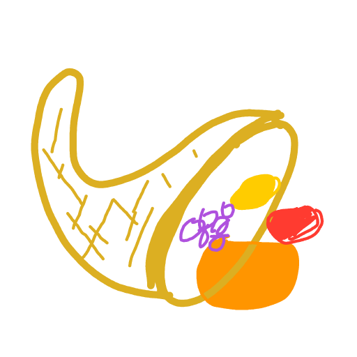Cornucopia drawing by coal-mild-peace