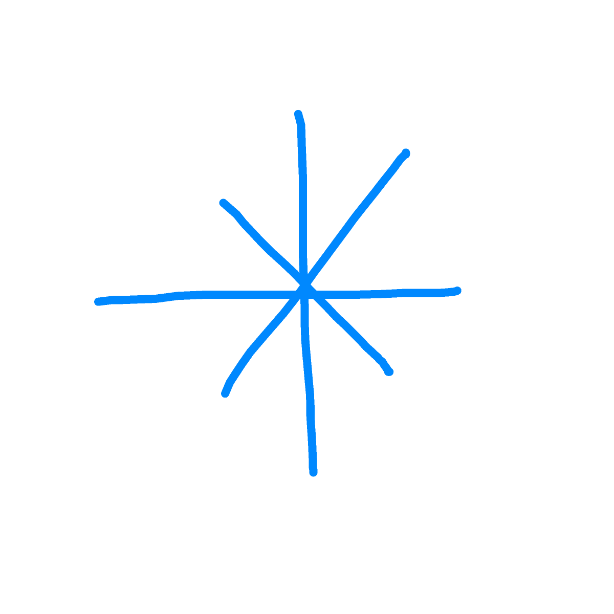 Snowflake drawing by isi