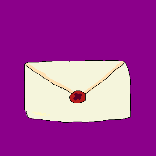 Envelope drawing by pancakes palette