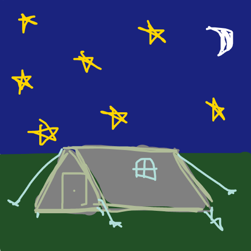Tent drawing by oxox