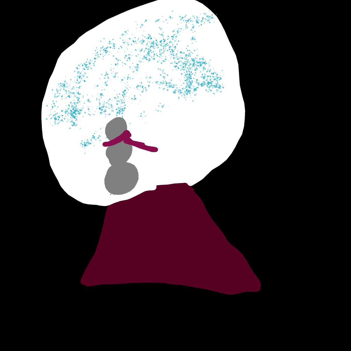 Snow Globe drawing by Bri3
