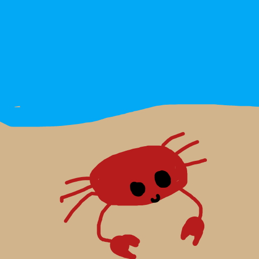 Crab drawing by solo-sand-elite
