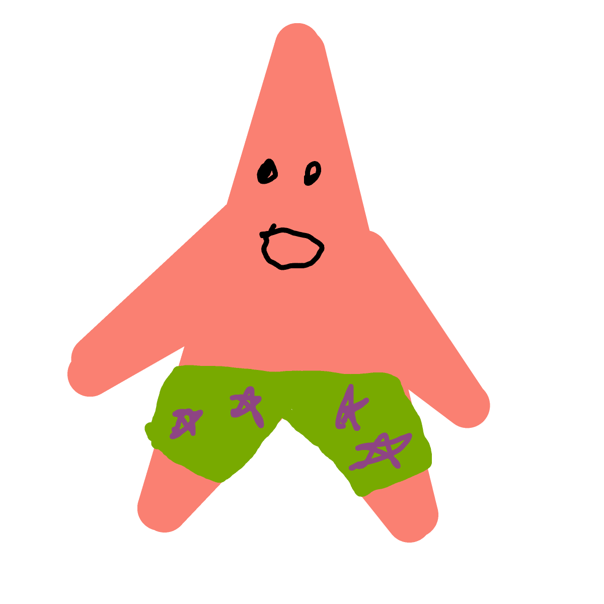 Patrick Star drawing by SodaNight