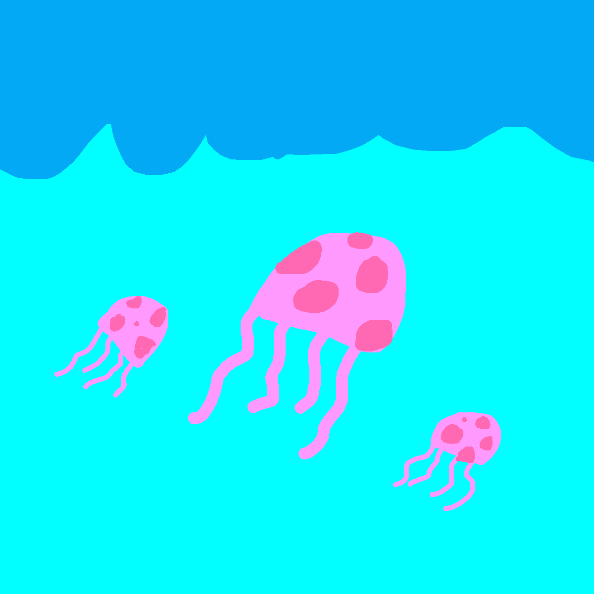 Jellyfish drawing by jashezilla