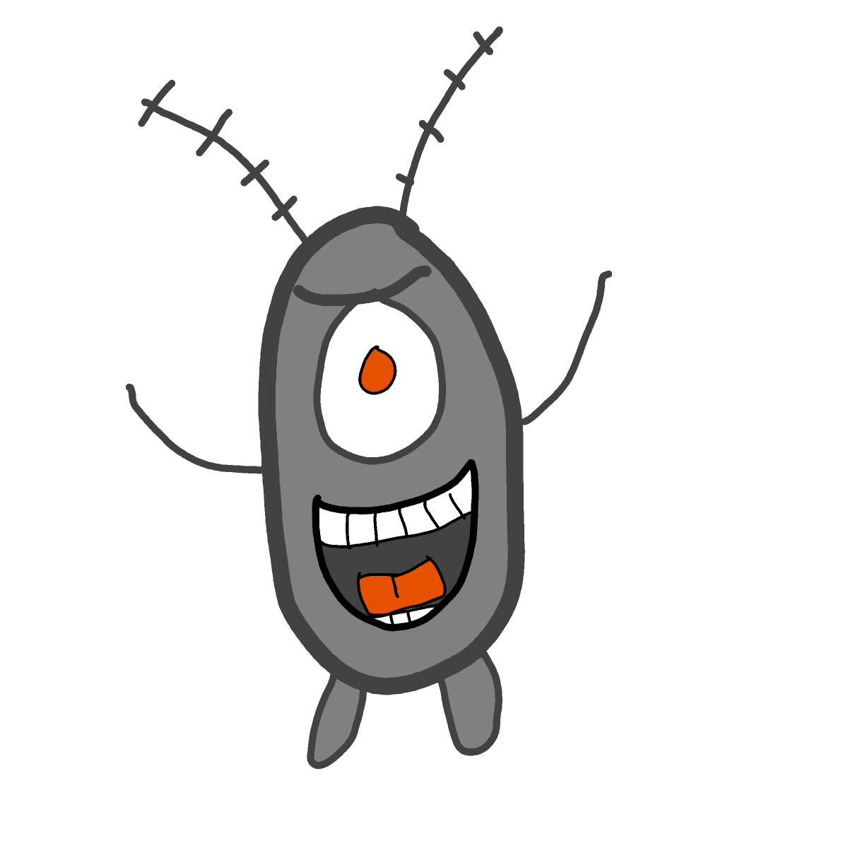 Plankton drawing by deep-free-eye