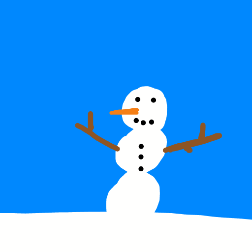 Snowman drawing by jake