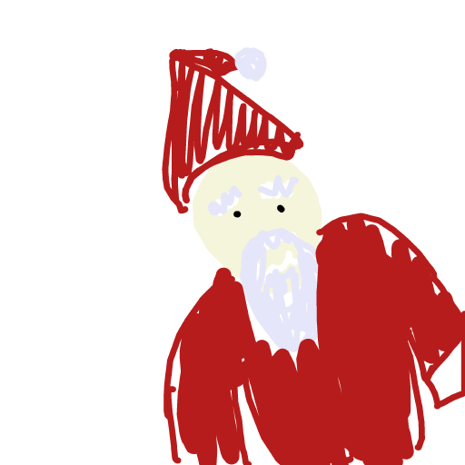 Santa drawing by sun-rose-drive