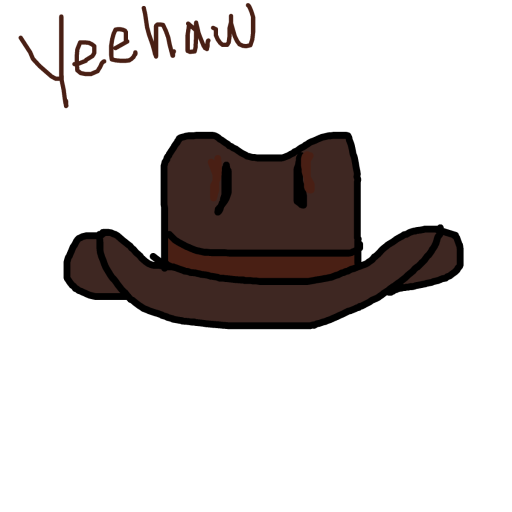 Cowboy Hat drawing by poopy-pants
