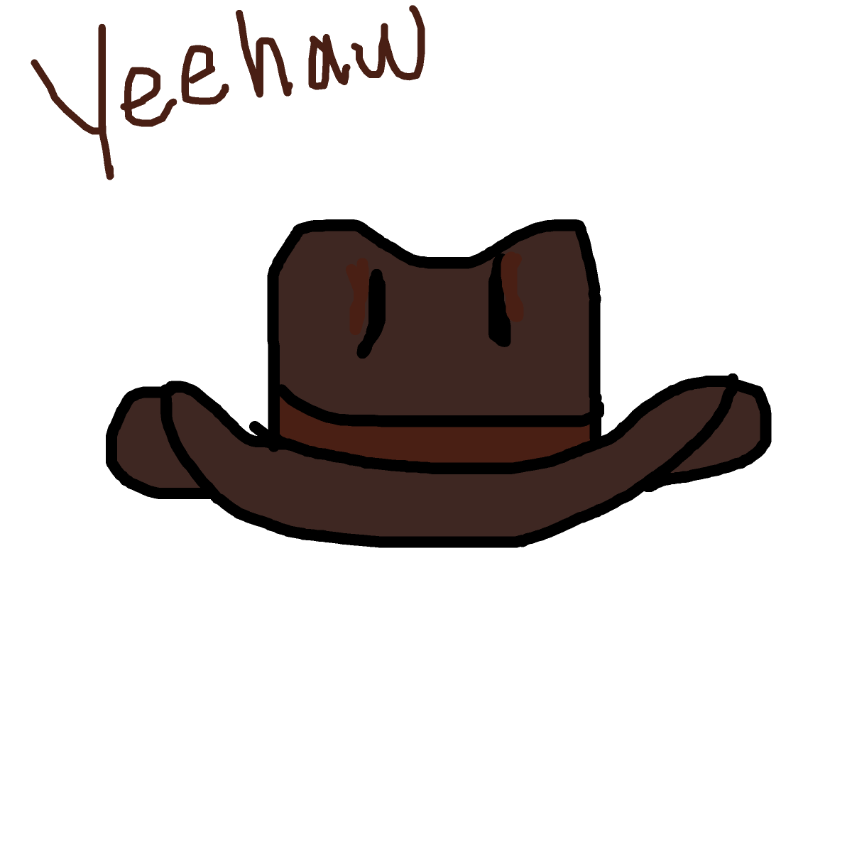 Cowboy Hat drawing by poopy-pants