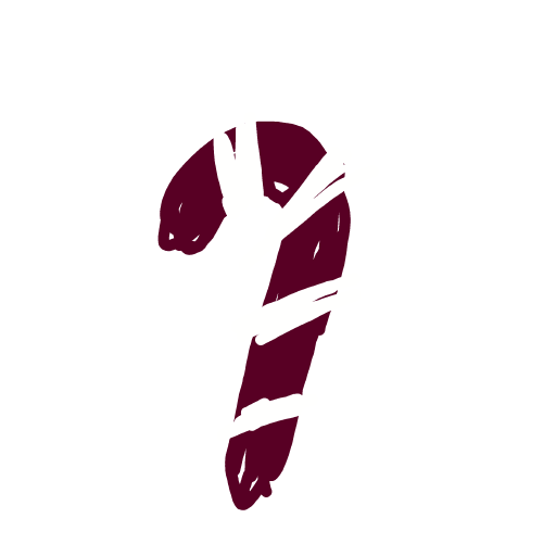 Candy Cane drawing by sharp-coral-sage