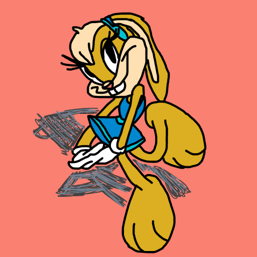 Lola Bunny drawing by monthra