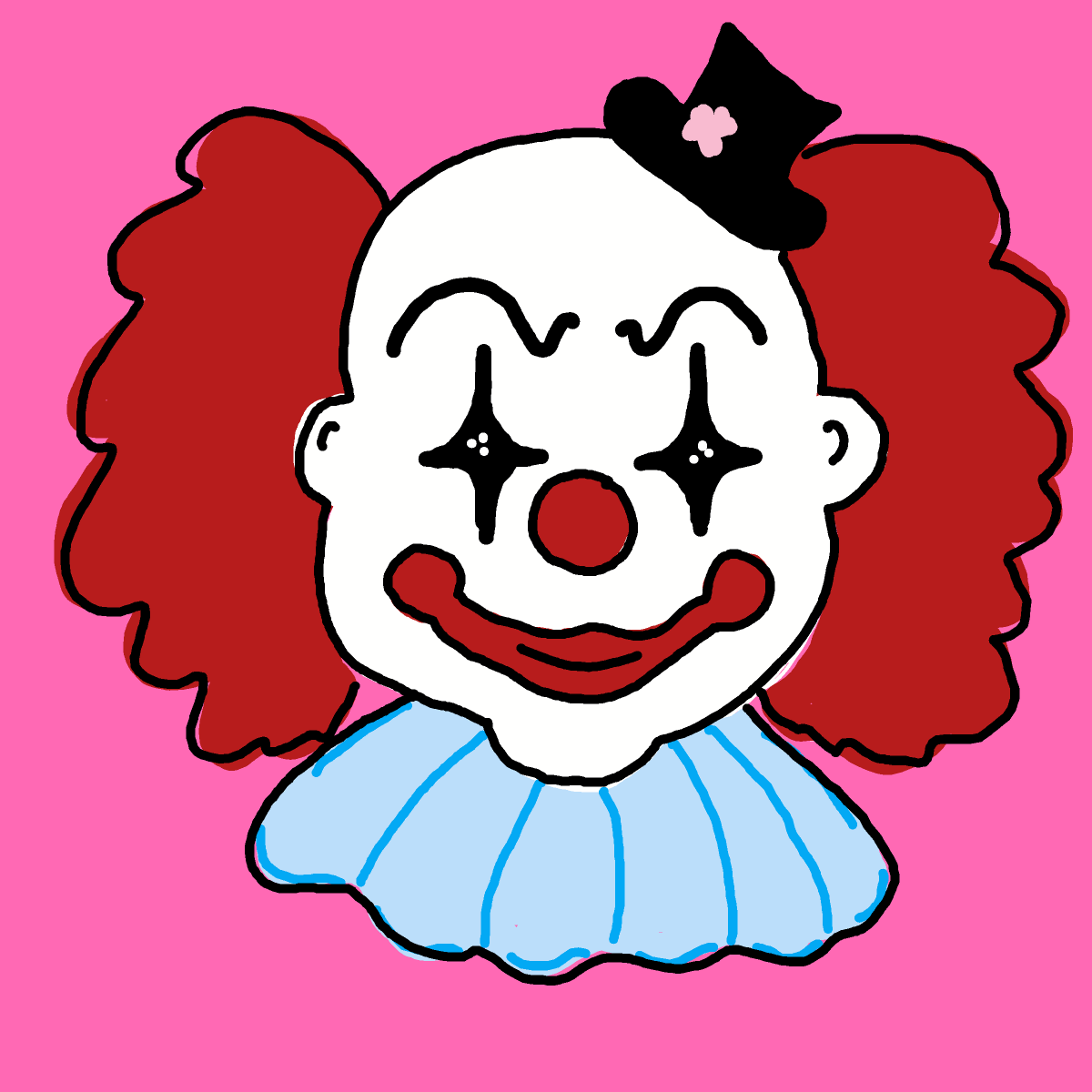 Clown drawing by gamma-coal-wheel