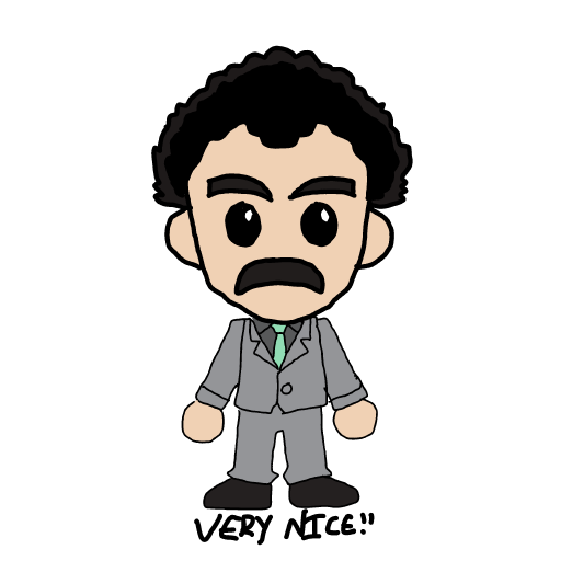 Borat drawing by Guardianoflives
