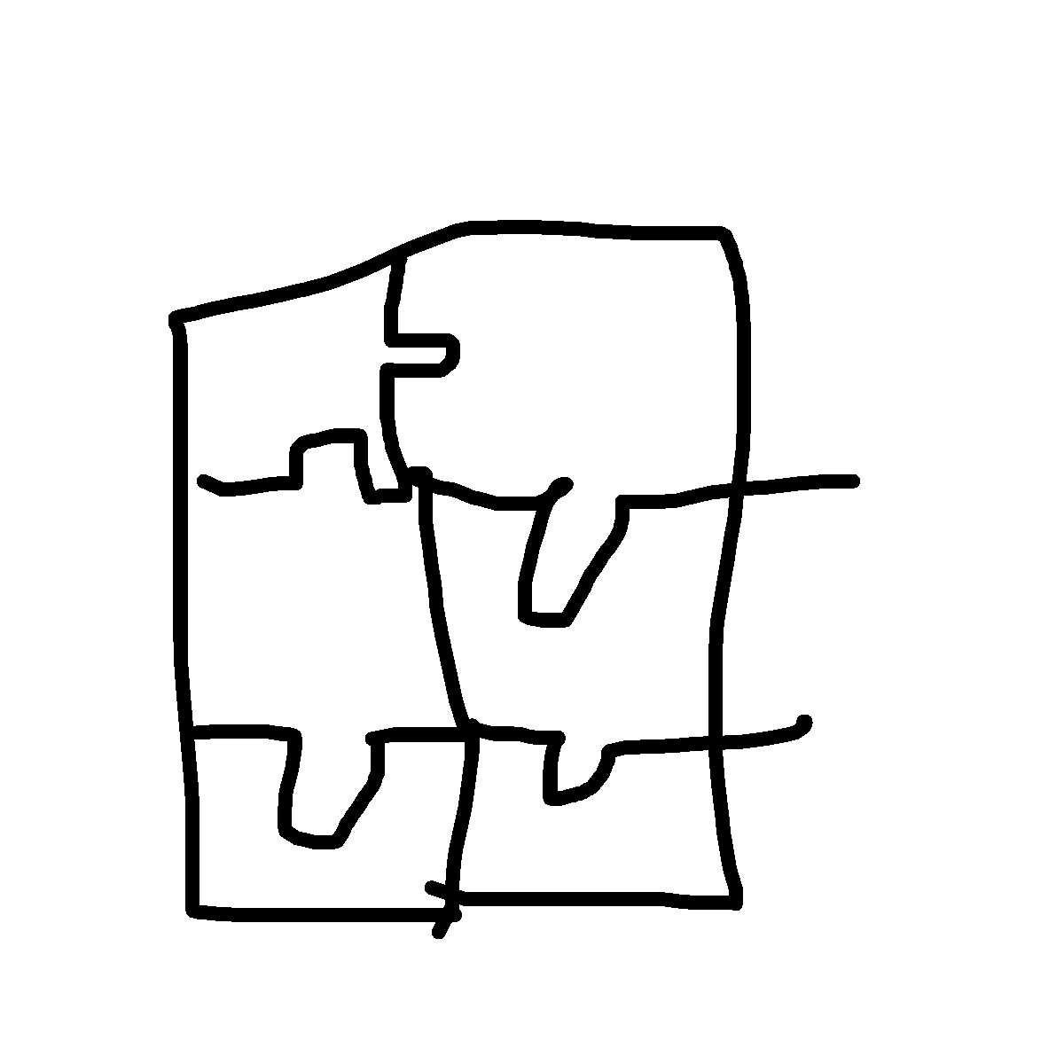 Puzzle drawing by djfavazza