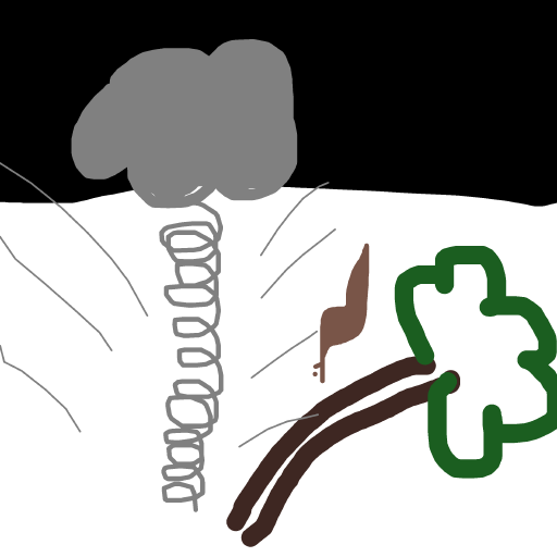 Tornado drawing by carla