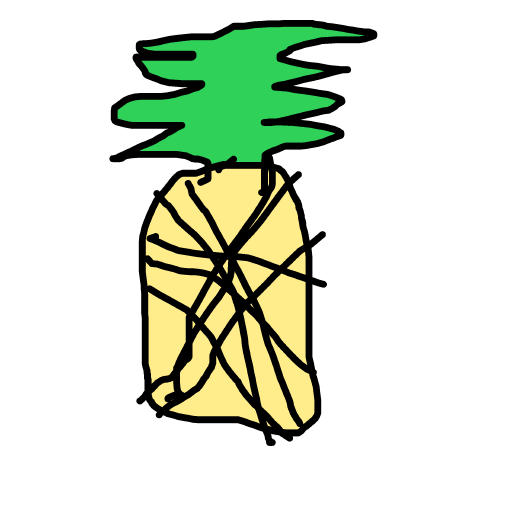 Pineapple drawing by troy