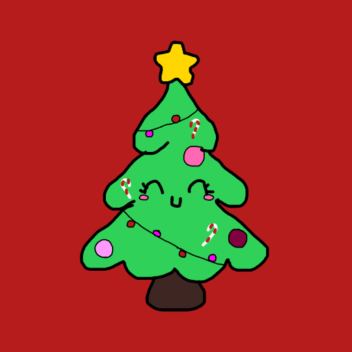 XMas Tree drawing by monthra