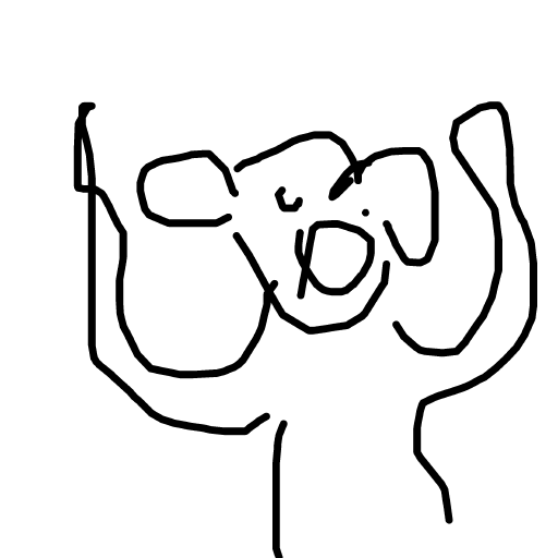 Monkey drawing by joolz