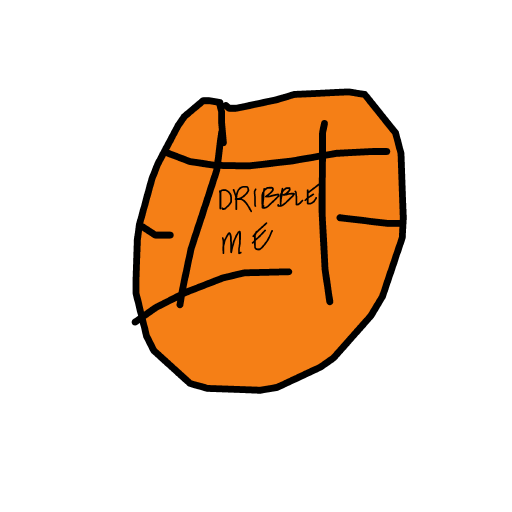 Basketball drawing by tittychakras