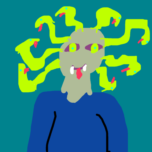 Medusa drawing by el fardoni