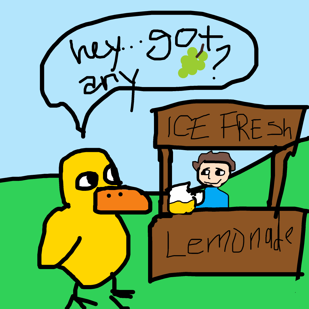 Grapes drawing by thegreatbeargod