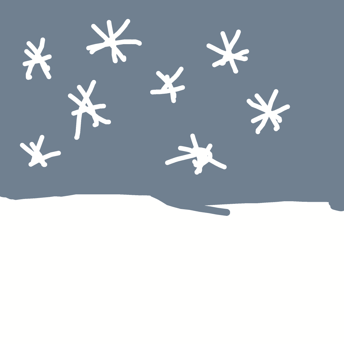 Snowflake drawing by clay-mega-force