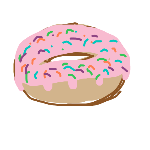 Donut drawing by thatladywhocooks