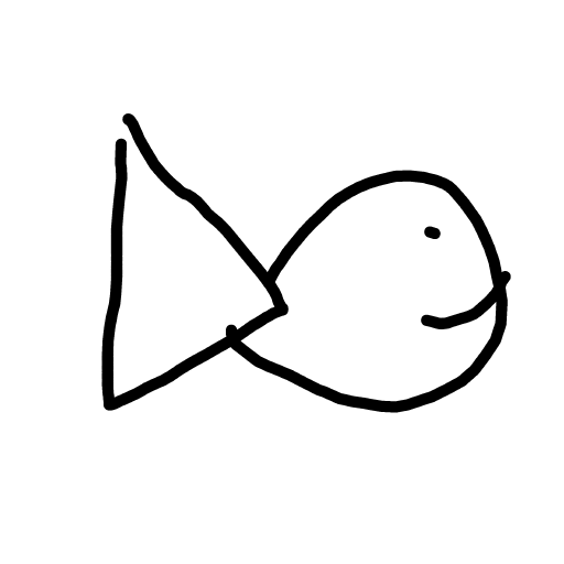 Fish drawing by Betsy