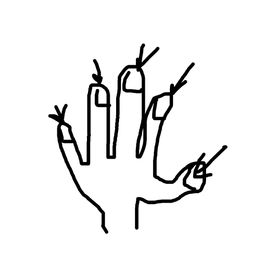 Nail drawing by honey crisp