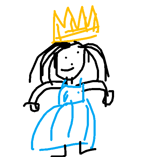 Princess drawing by maite
