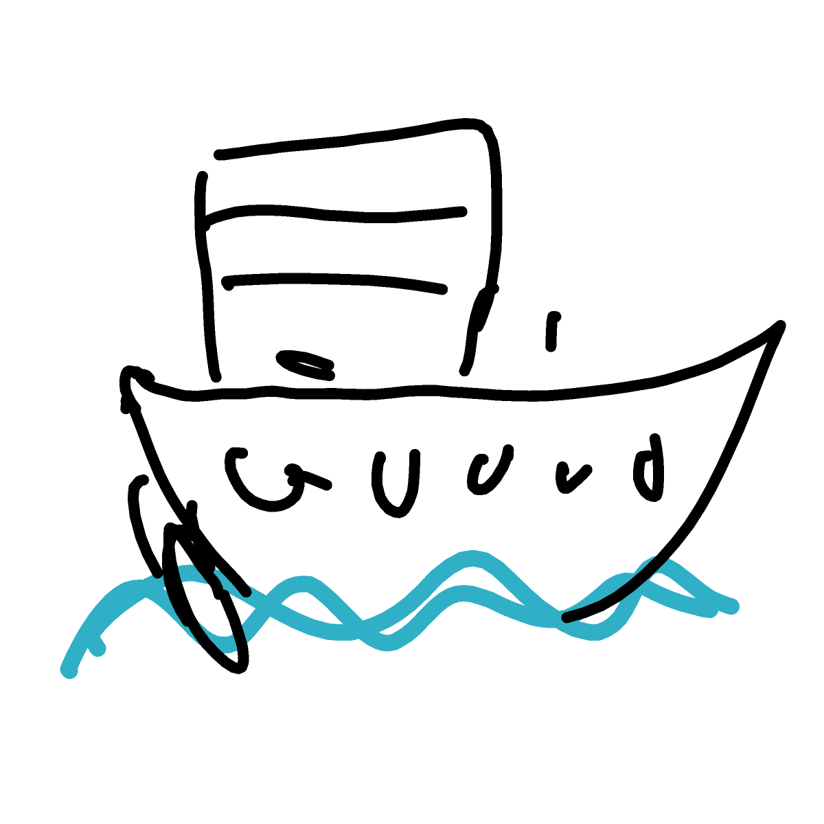Ship drawing by Shew