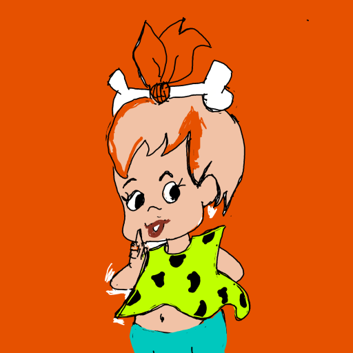 Pebbles drawing by manders