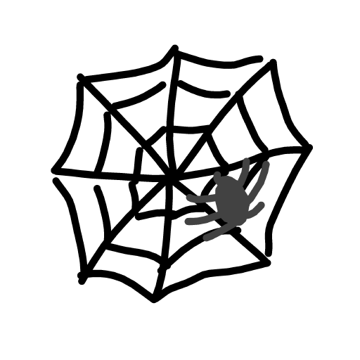 Spider Web drawing by sonic-bold-major