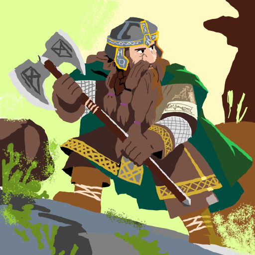 Gimli drawing by Guardianoflives