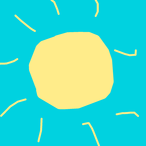 Sun drawing by grou
