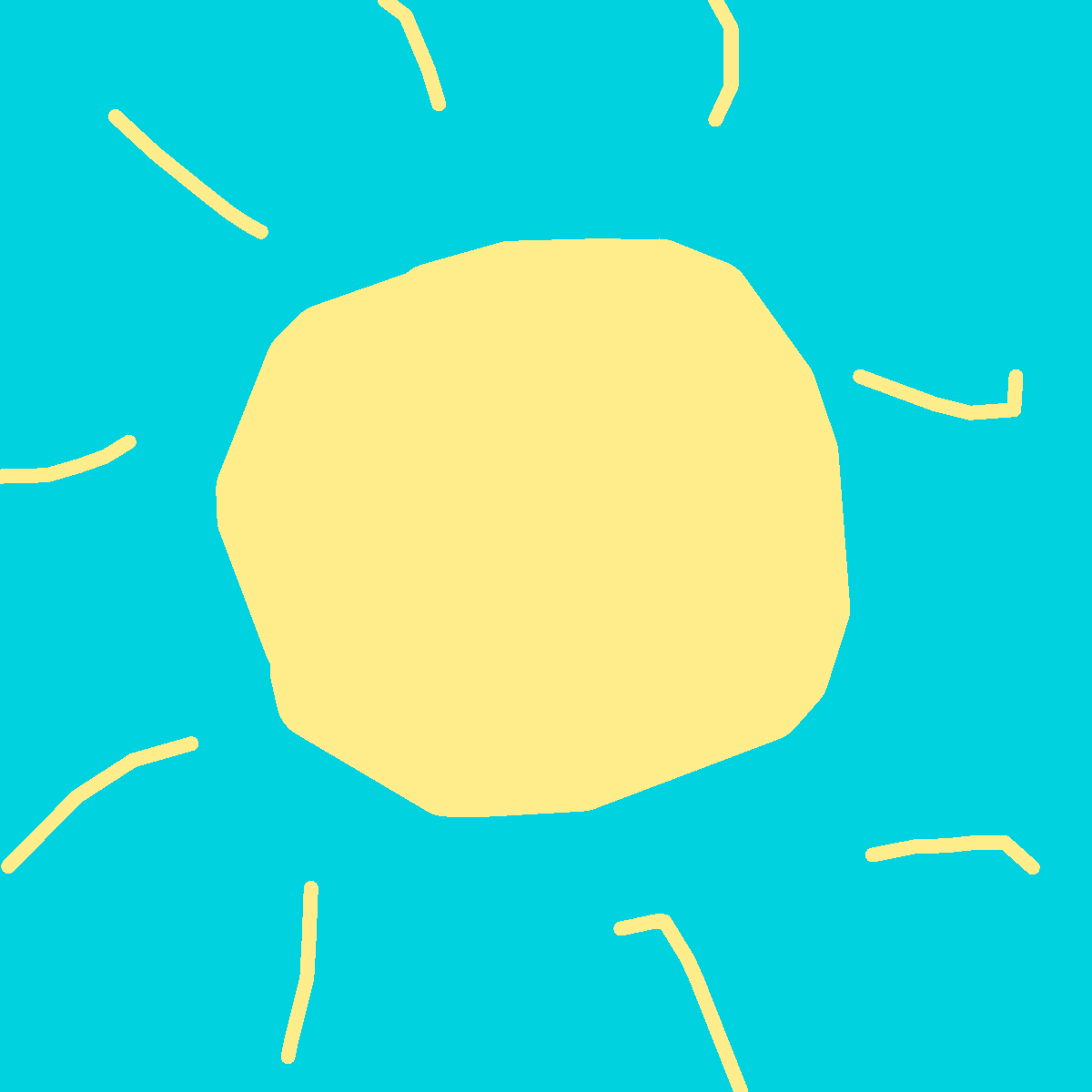 Sun drawing by grou