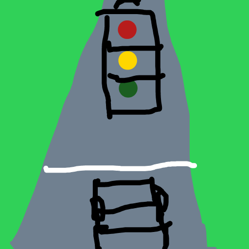 Stoplight drawing by dark-clear-force