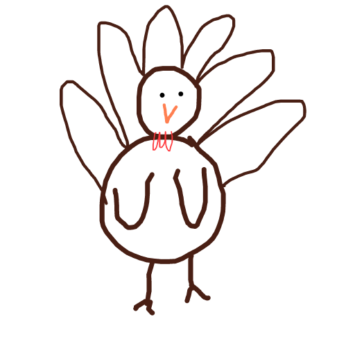 Turkey drawing by berry-sonic-smith