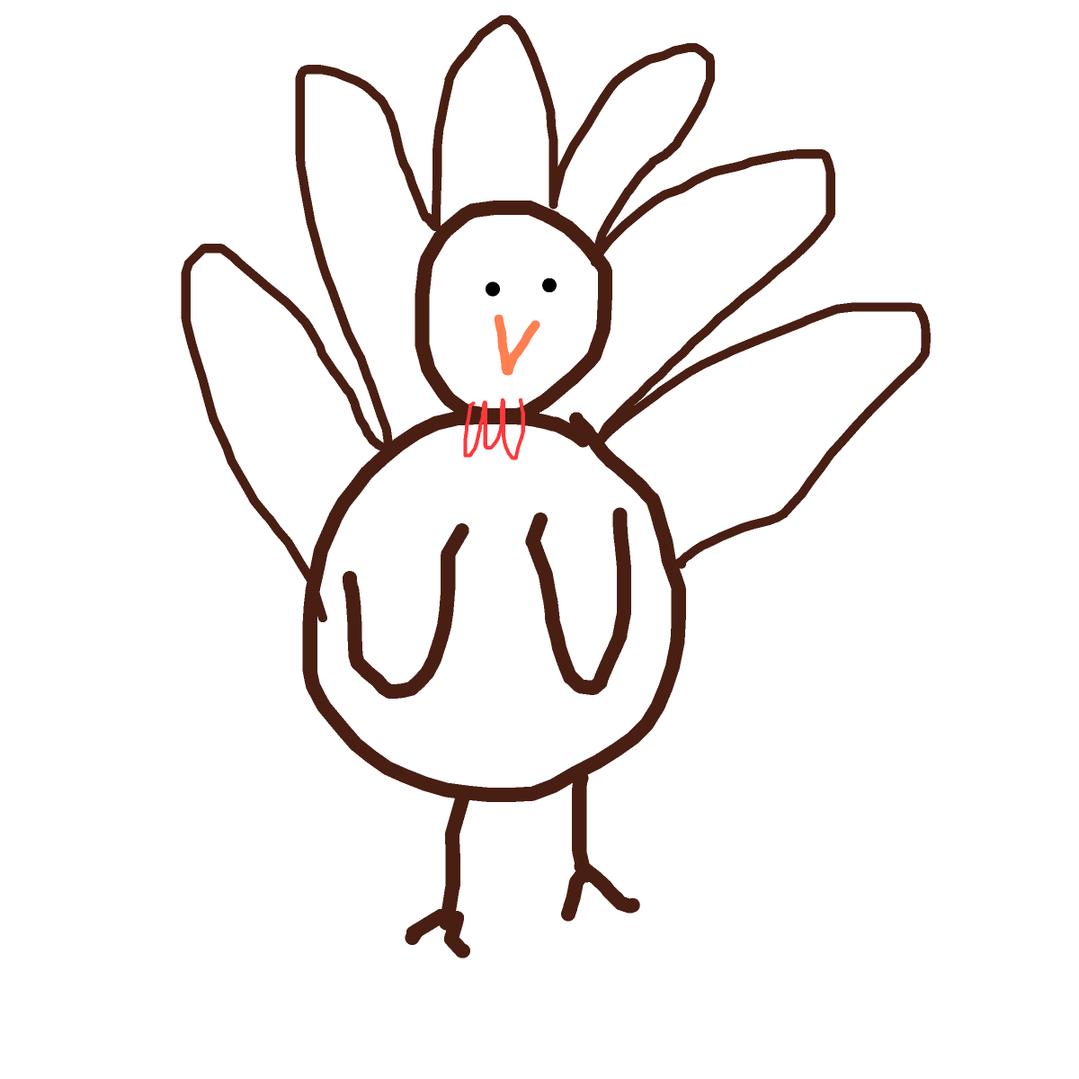 Turkey drawing by berry-sonic-smith