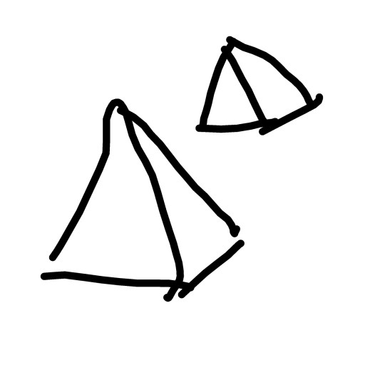 Pyramid drawing by Bri3