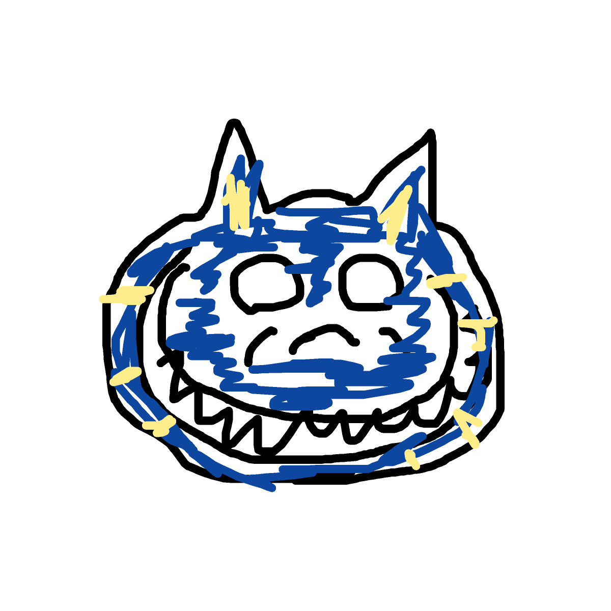 Cheshire Cat drawing by plum-iron-star