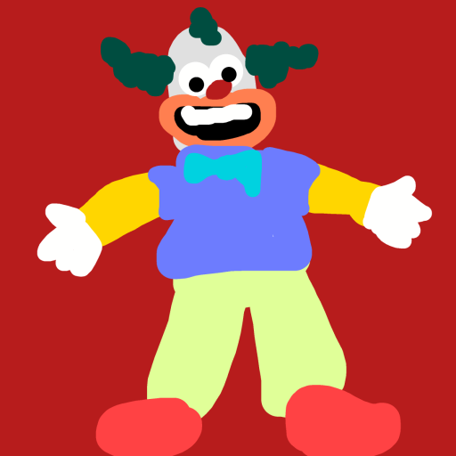 Krusty drawing by knoxy