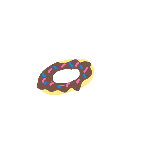 Donut drawing by doublem