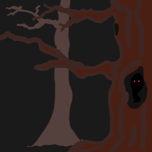 Spooky Tree drawing